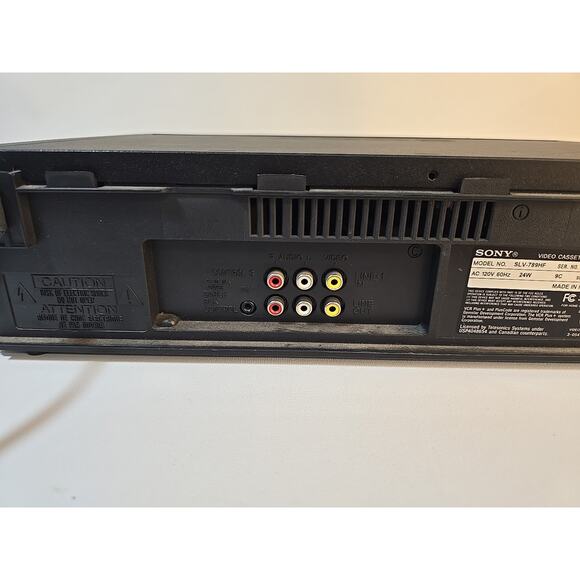 Sony 4 Head HiFi Stereo VCR VHS Player SLV-789HF No remote Functional - Picture 12 of 12